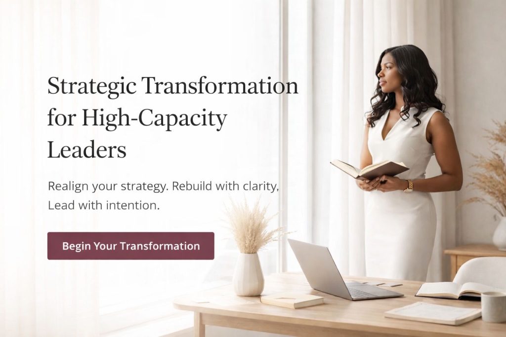 T.A. Simone Blackwood is a strategic consultant and founder of Phoenix Consulting, where she leads transformation through structured reinvention, strategic clarity, and disciplined execution.